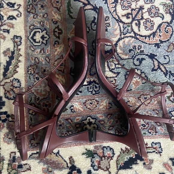 Marc Fisher Dennie Ankle Strap Sandal Square Toe Brown size 8.5 - Picture 6 of 8